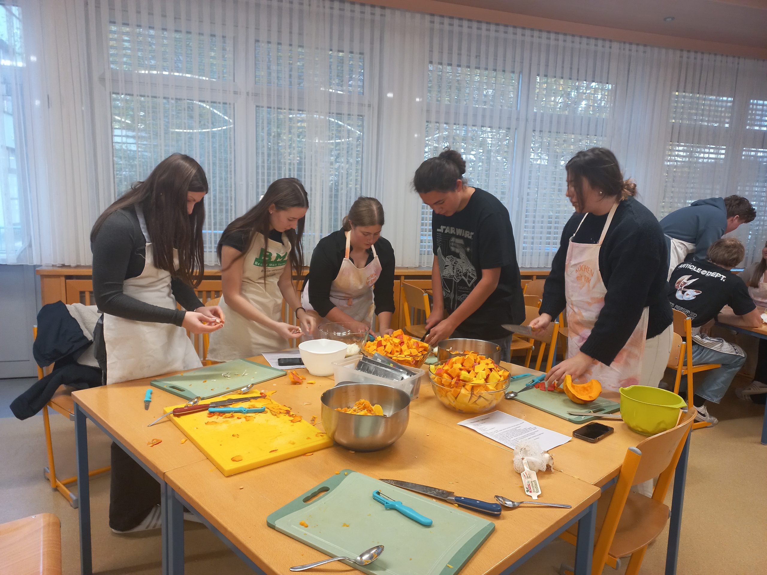 Es wird gekocht und….